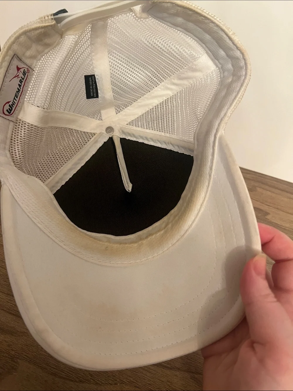 WhiteMarlie Black & Cream Trucker Hat